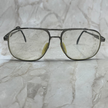 Retro Men’s Silver Tone Aviator Sunglasses Eyeglasses Frames TD7-G5-7