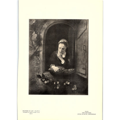 The Dreamer - Maes - 1908 Litho Art Print AF5-5