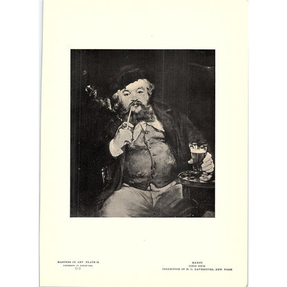 Good Bock - Manet - 1908 Litho Art Print AF4-3