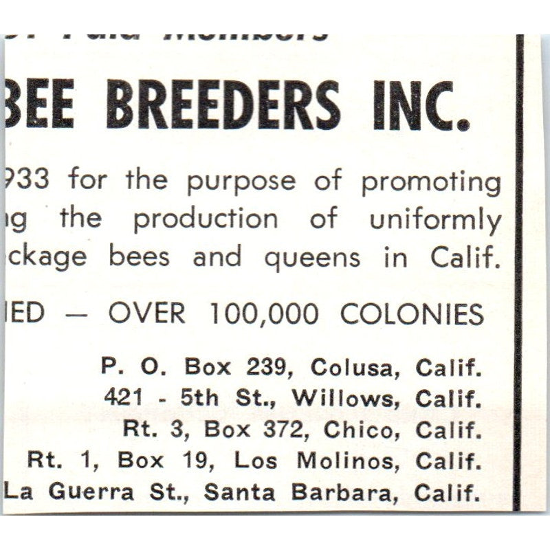 Carbolineum Company Bee Supplies Milwaukee WI 1961 Magazine Ad AB6-S12