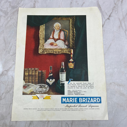 Marie Brizard French Liqueurs Schenley Import Co 1951 Magazine Ad FL6-10