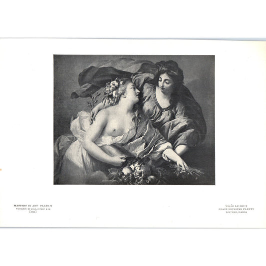Peace Bringing Plenty - Vigee Le Brun c1905 Art Print D12