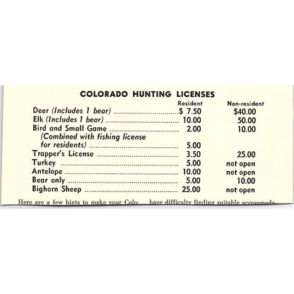 Dude Corral - Ted & Mabel Thompson Loveland CO 1958 Ad AG1-M1