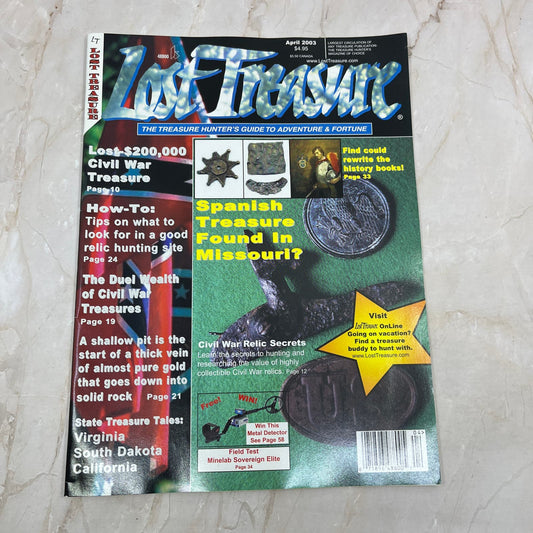 2003 April - Lost Treasure Magazine - Treasure Hunting Gold Prospecting M14