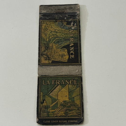 La France Industries Weaver of Furniture Fabrics Vintage Matchbook Cover MB8-6