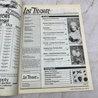 1987 June - Lost Treasure Magazine - Treasure Hunting Gold Prospecting M15