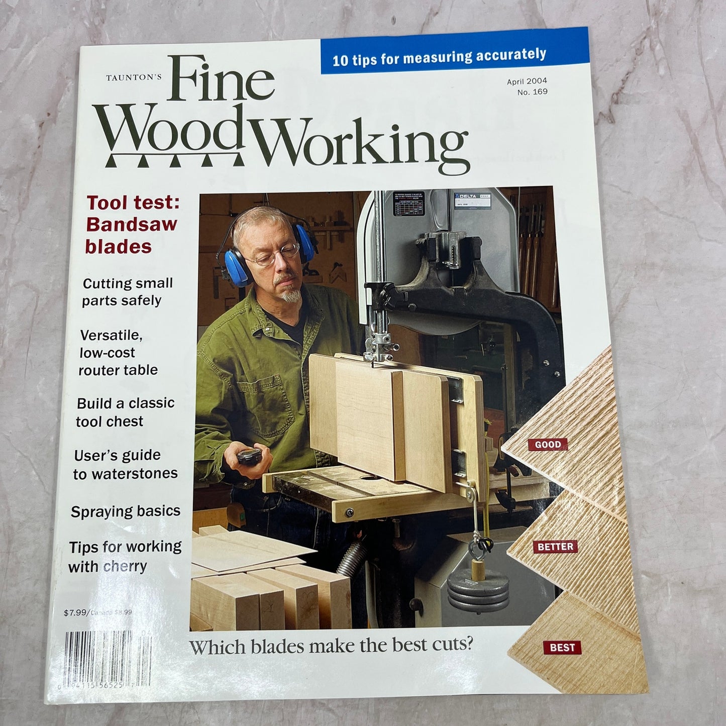 Bandsaw Blade Test - Apr 2004 No 169 - Taunton's Fine Woodworking Magazine M34