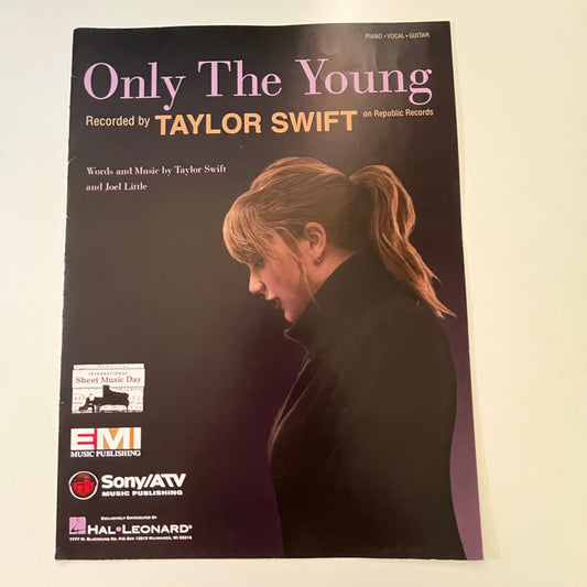 Taylor Swift - Only the Young - Piano, Vocal, Guitar Original Sheet Music V31-2