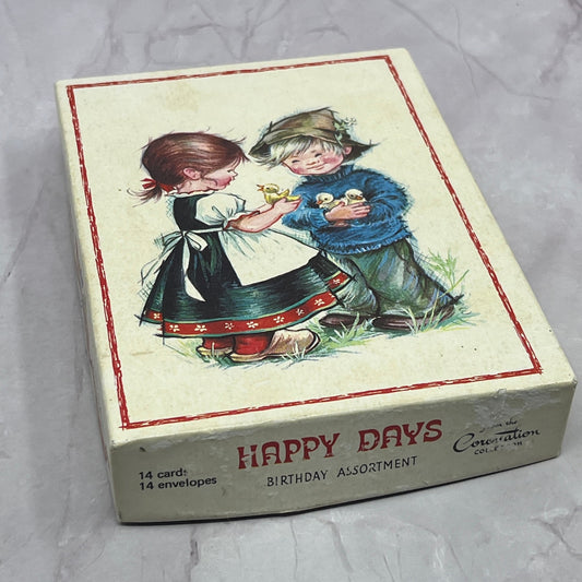 1970s Vintage Coronation Happy Days Birthday Cards BOX ONLY 6x4.5x1" TC5