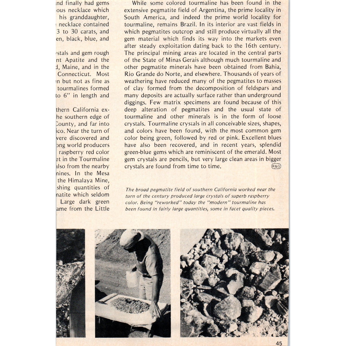 Australian Imports San Diego CA Opals Clarence V. Rudd 1971 Magazine Ad AD8-R9