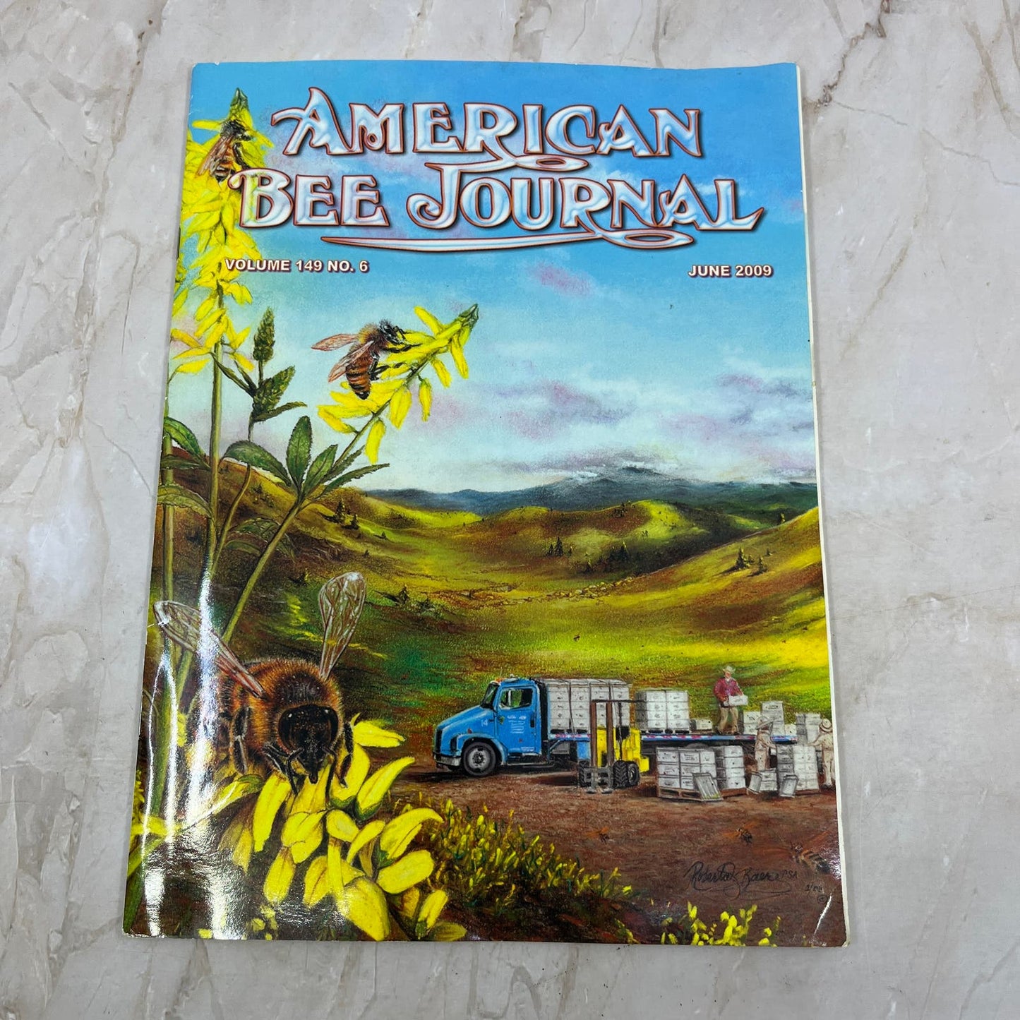 2009 June American Bee Journal Magazine Bees Beekeeping Honey M8