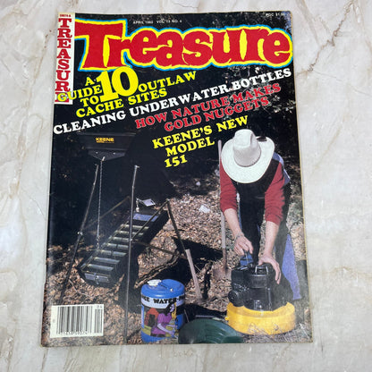 1982 April - Treasure Magazine - Treasure Hunting Metal Detecting Gold Coins M10