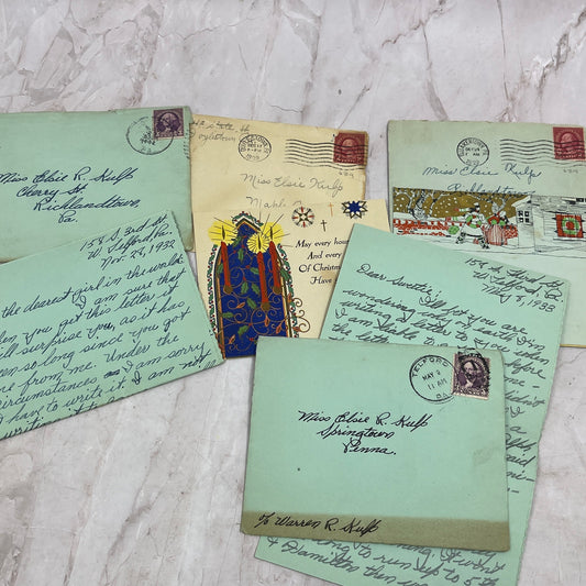 c1930 Group of Letters & Cards to Elsie Kulp Richlandtown Doylestown PA Ai5-PCL