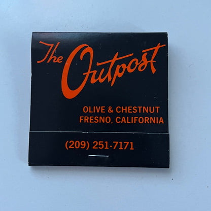 The Outpost Fresno California Feature Matches Vintage Matchbook TB7-XSM