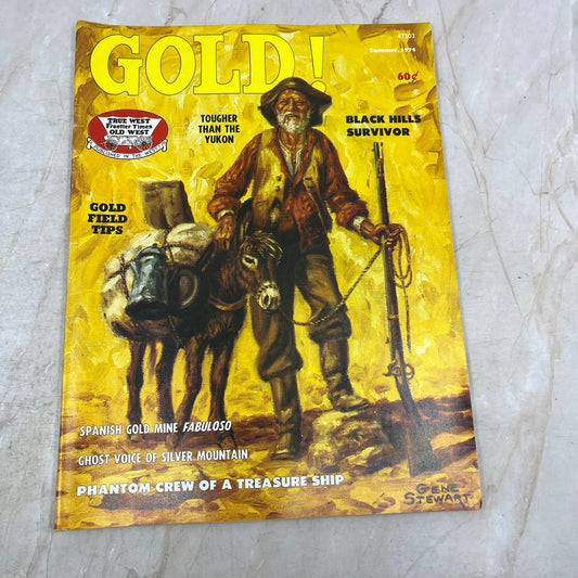 1974 Summer -Gold! Magazine - Treasure Hunting Metal Detecting Prospecting M13
