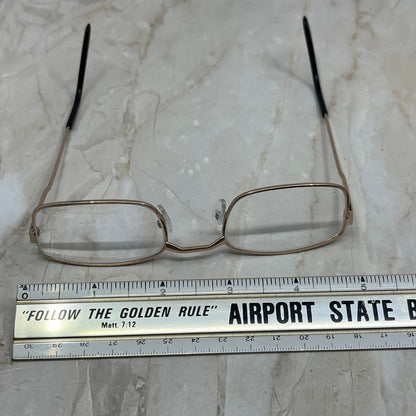 Rose Gold Tone Readers +1.75 Sunglasses Eyeglasses Frames TE9-G5-6