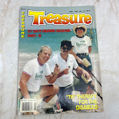 1994 June - Treasure Magazine - Treasure Hunting Prospecting Metal Detector M16