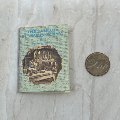 Vintage Beatrix Potter Miniature Tiny Book - The Tale of Benjamin Bunny SB8