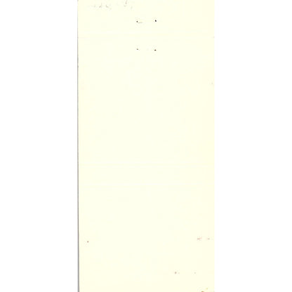 Crazy Horse Steakhouse Newport Freeway at Dyer Road Vintage Matchbook MM7-1