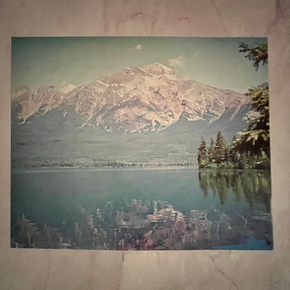 1978 Pyramid Mountain Jasper National Park 8x10" Art Print V23