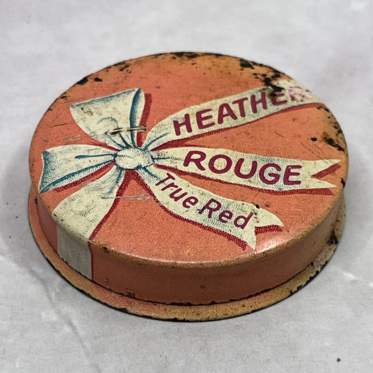 Vintage Heather Rouge True Red Tin Whitehall Laboratories NY SB7