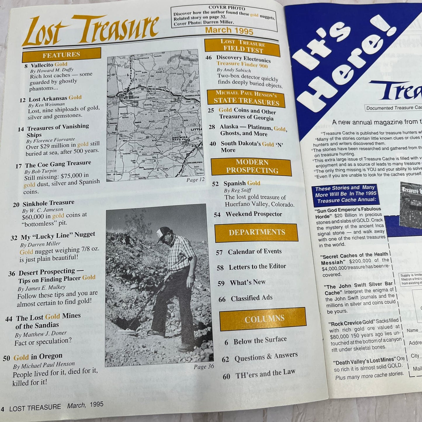 1995 March - Lost Treasure Magazine - Treasure Hunting Gold Prospecting M14