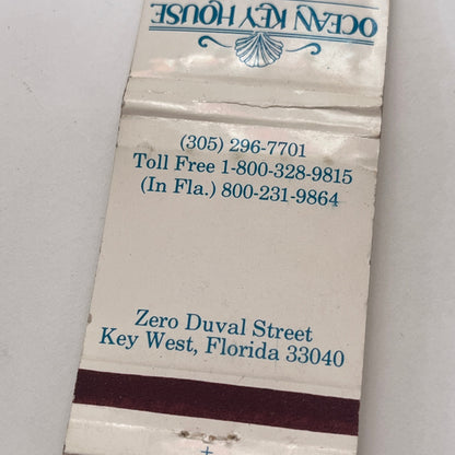 Ocean Key House Key West Florida Vintage Matchbook Cover TB8-MB-14
