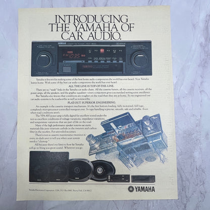 Yamaha Car Audio YPA-800 Power Amp 1984 Ad V14-7