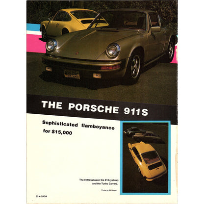 Porsche 911s - Bill Oursler Photos 1976 Ad AG1-17