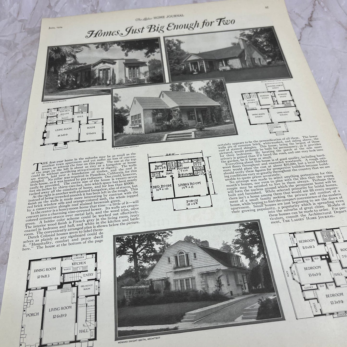 Stillwell, Miller, Woolley & Evan, McCune & Spindt, Howard Smith 1924 Ad FL6-11