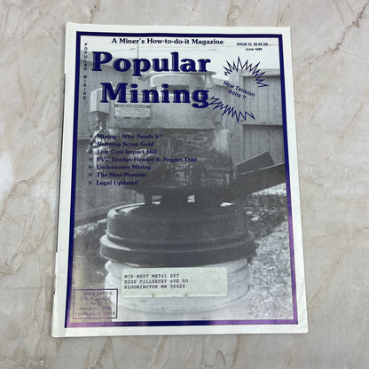 1989 June - Popular Mining Magazine - Treasure Hunting Gold Prospecting M19