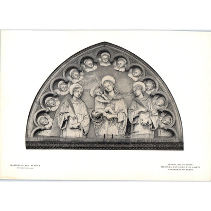 Madonna and Child With Saints - Andrea Della Robbia c1905 Art Print D12