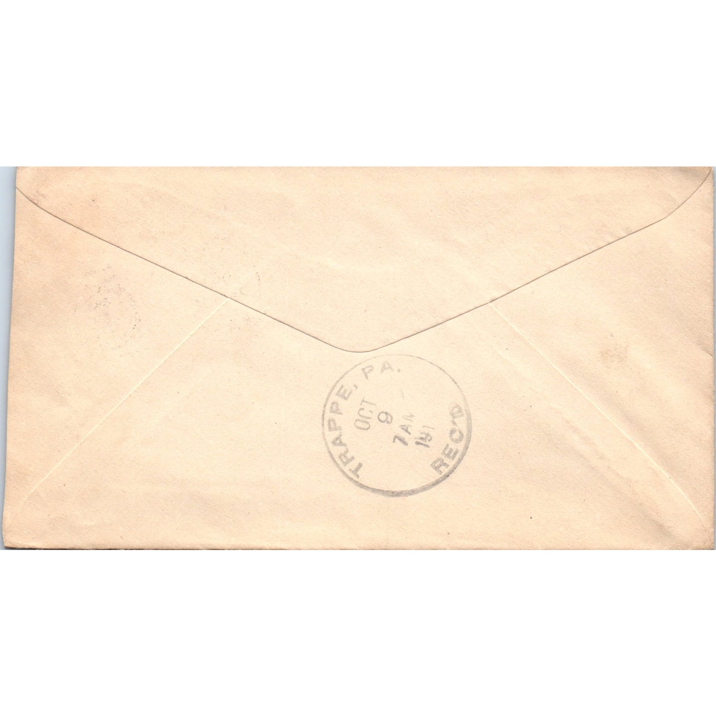 1911 Lee National Bank to Miss Rambo Lee MA Postal Cover Envelope TG7-PC2