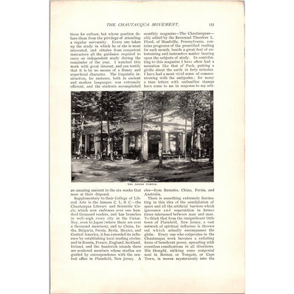 The Chautauqua Movement Hjalmar Hjorth Boyesen 6 Pages 1985 Article AH6-7