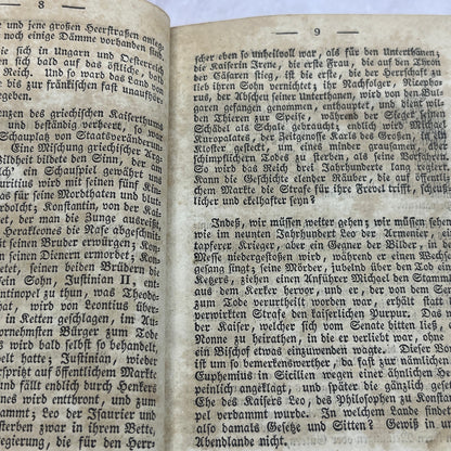 1840 Voltaire's Geschichte der Völker History of People Part III German TE5-OB-1