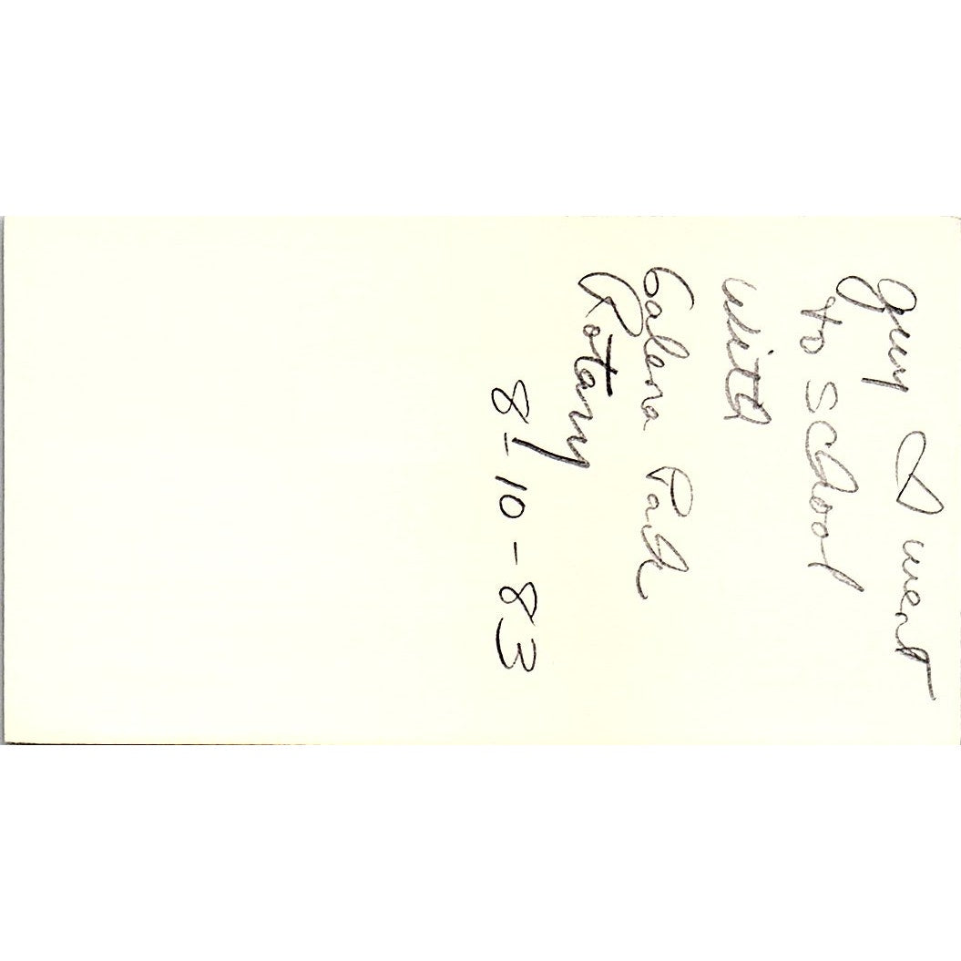 Jack B Craven III The Light Company Houston Vintage Business Card SC9-B13