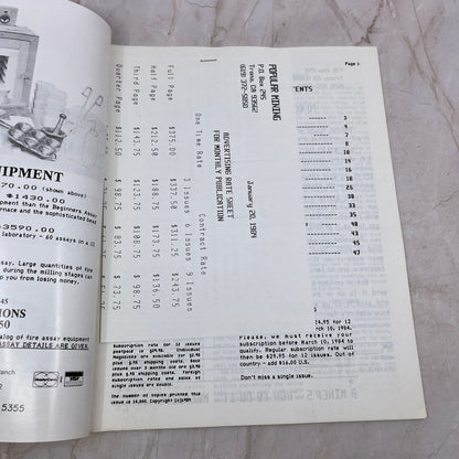 1984 Feb - Popular Mining Magazine - Treasure Hunting Prospecting Gold M11