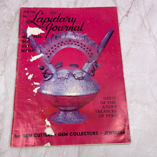 Gold of the Andes Treasure of Peru - Lapidary Journal Magazine - Jan 1964 M27