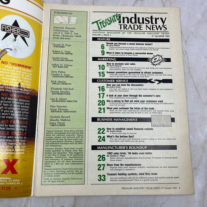 1984 2nd Quarter - Treasure Industry Trade News Magazine - Treasure Hunting M18