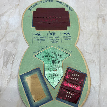 1950s Air Traveller Needle Book Occupied Japan TI8-S6