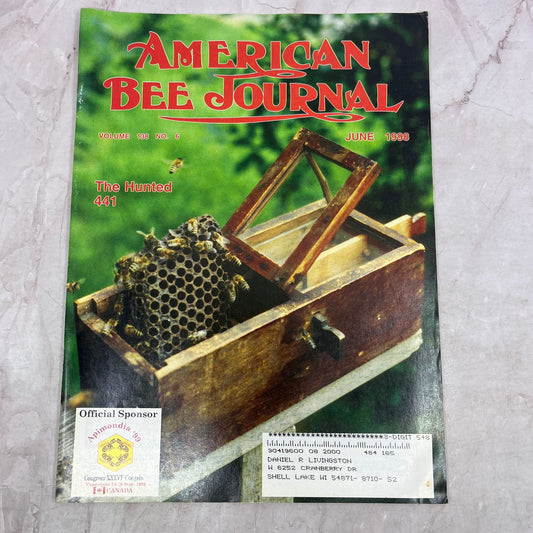 1998 June - American Bee Journal Magazine - Bees Beekeeping Honey M37