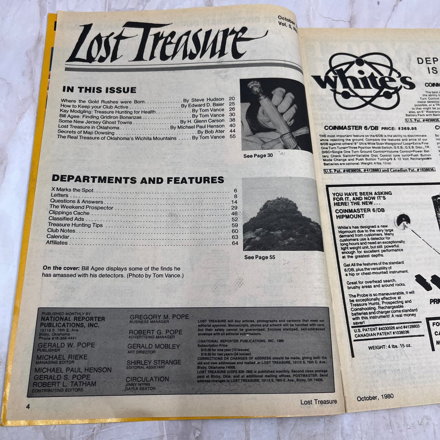 1980 Oct - Lost Treasure Magazine - Treasure Hunting Gold Prospecting M15