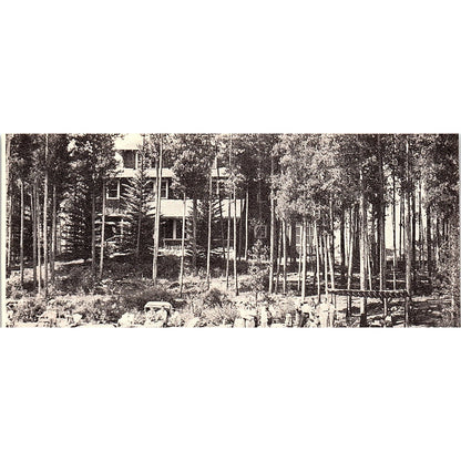 The Pine Beach Motel on Mountain Lake Grand Lake CO 1958 Ad AG1-M3