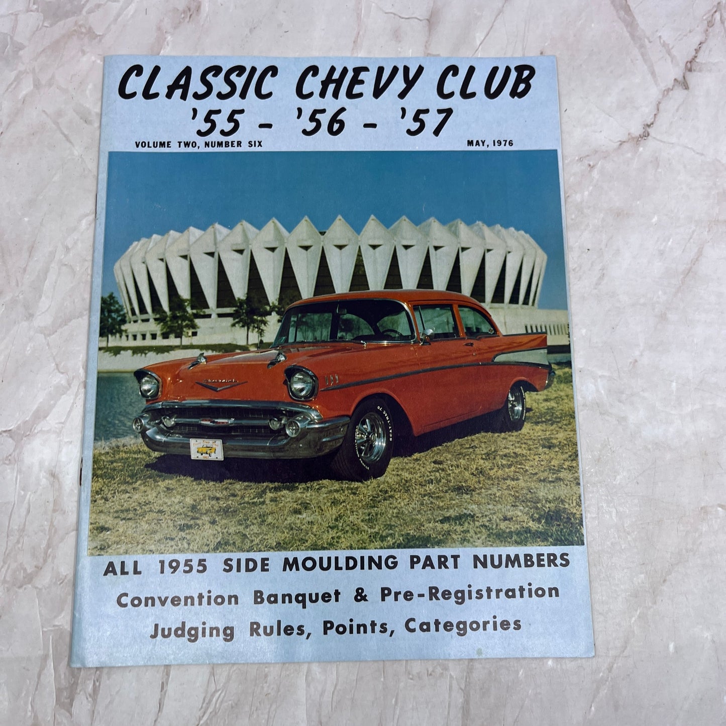 Moulding Part Numbers - '55, '56, '57 Classic Chevy World Magazine May 1976 M29
