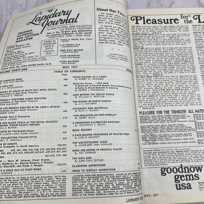 Iwo Jima Sculpture - Lapidary Journal Magazine - May 1977 M25