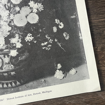 Jan Bruegel The Elder - Flowers Vintage Art Print 10x12 V6