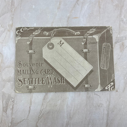 c1920 Seattle Washington Mailing Card Souvenir Folder Book Fold-Out TI8-S1