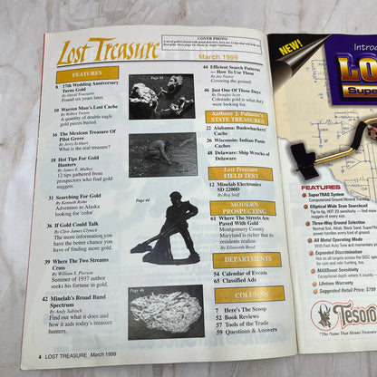 1999 March - Lost Treasure Magazine - Treasure Hunting Gold Prospecting M14