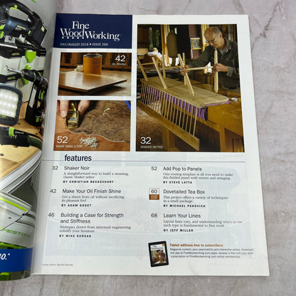 Dovetailed Tea Box - Aug 2018 No 269 - Taunton's Fine Woodworking Magazine M36