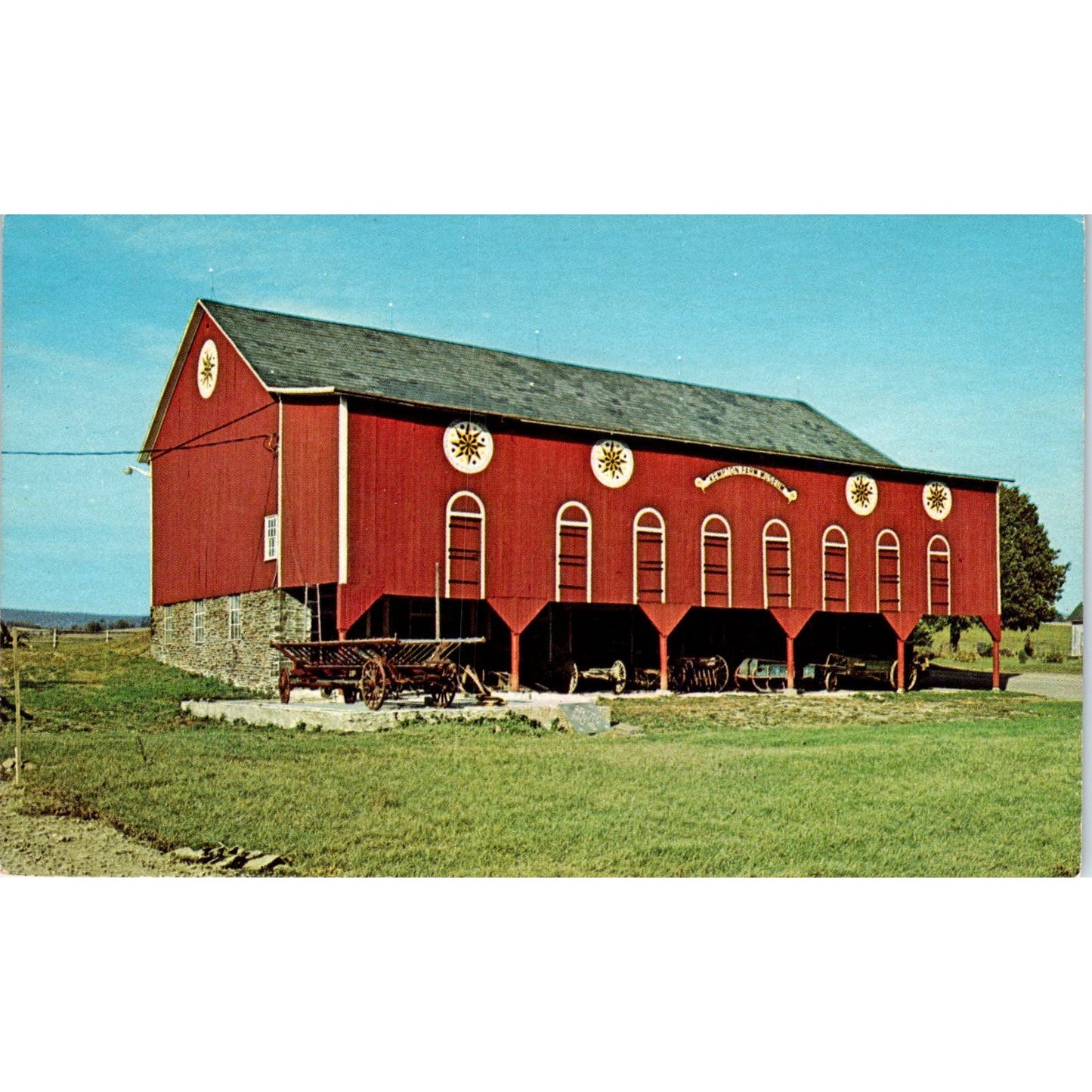 Dutch Hex Barn Signs Pennsylvania Dutch Country Postcard PD8